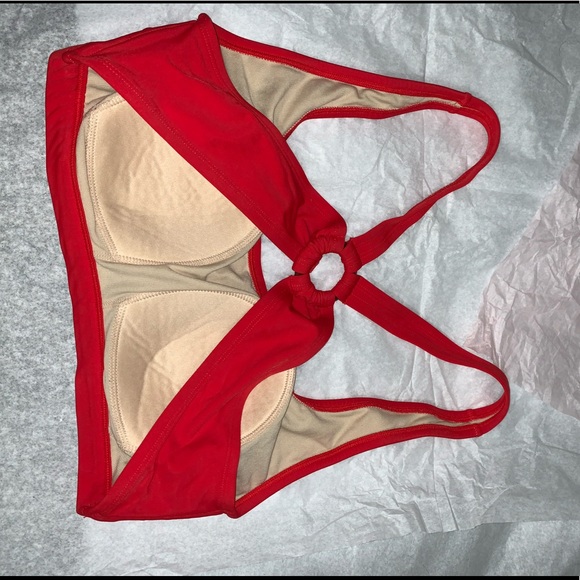 Red bikini top - Picture 3 of 4